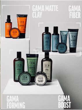 Productos American Crew usados en barbería GRX Granada